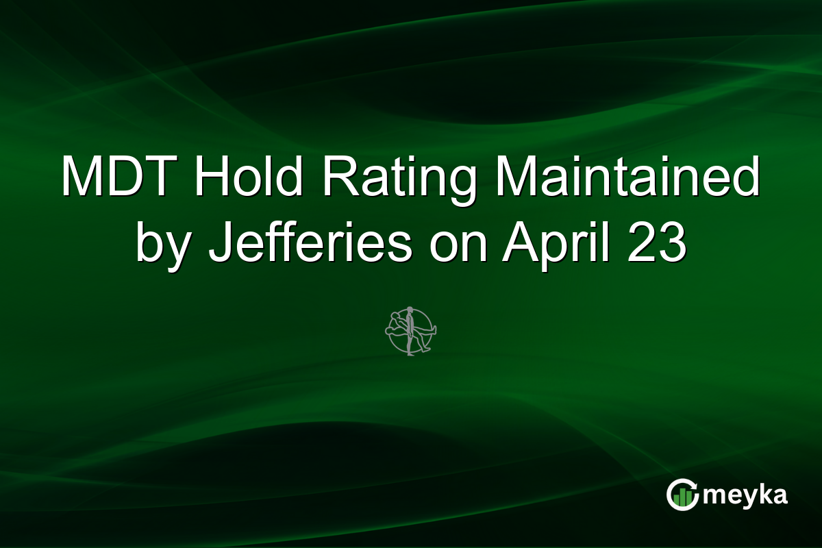 MDT Hold Rating Maintained by Jefferies on April 23