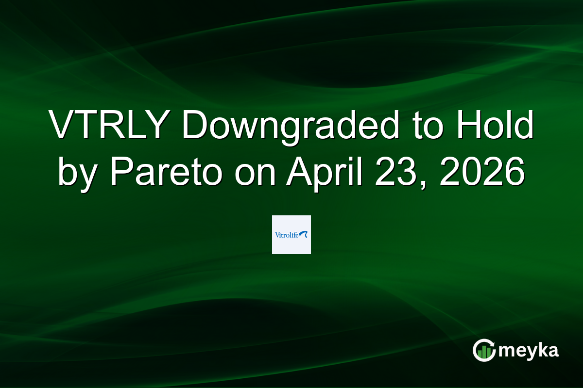 VTRLY Downgraded to Hold by Pareto on April 23, 2026