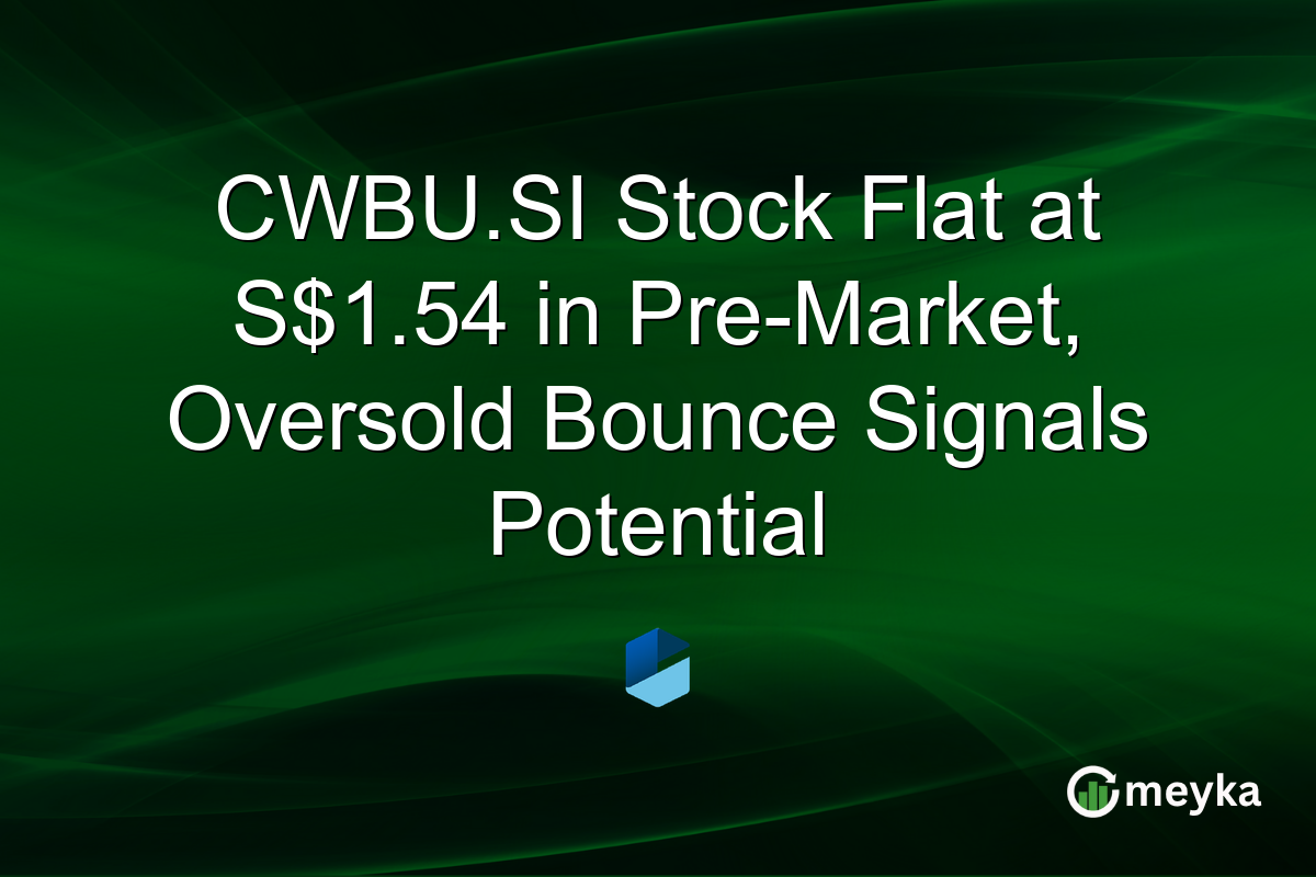 CWBU.SI Stock Flat at S$1.54 in Pre-Market, Oversold Bounce Signals Potential