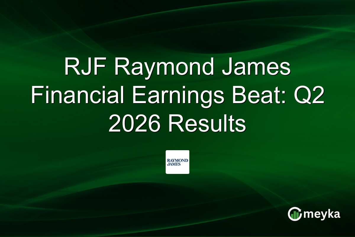 RJF Raymond James Financial Earnings Beat: Q2 2026 Results