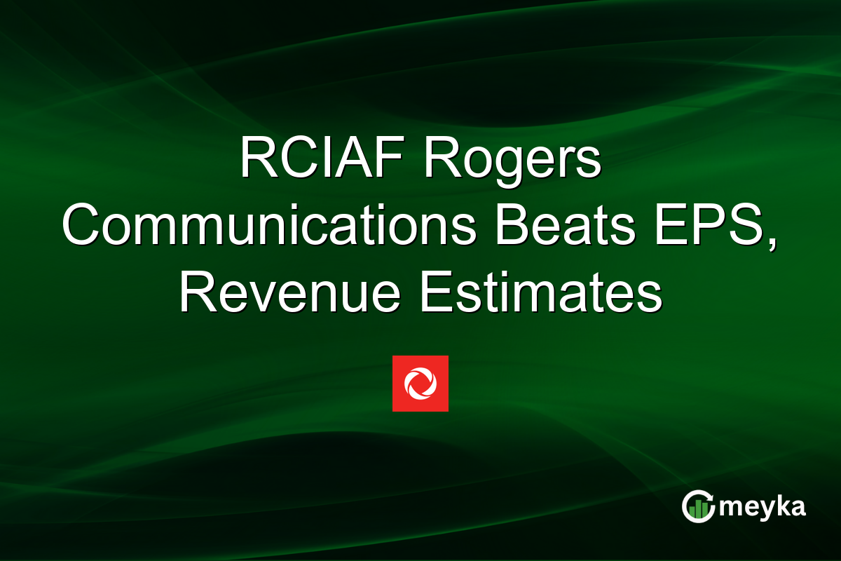 RCIAF Rogers Communications Beats EPS, Revenue Estimates