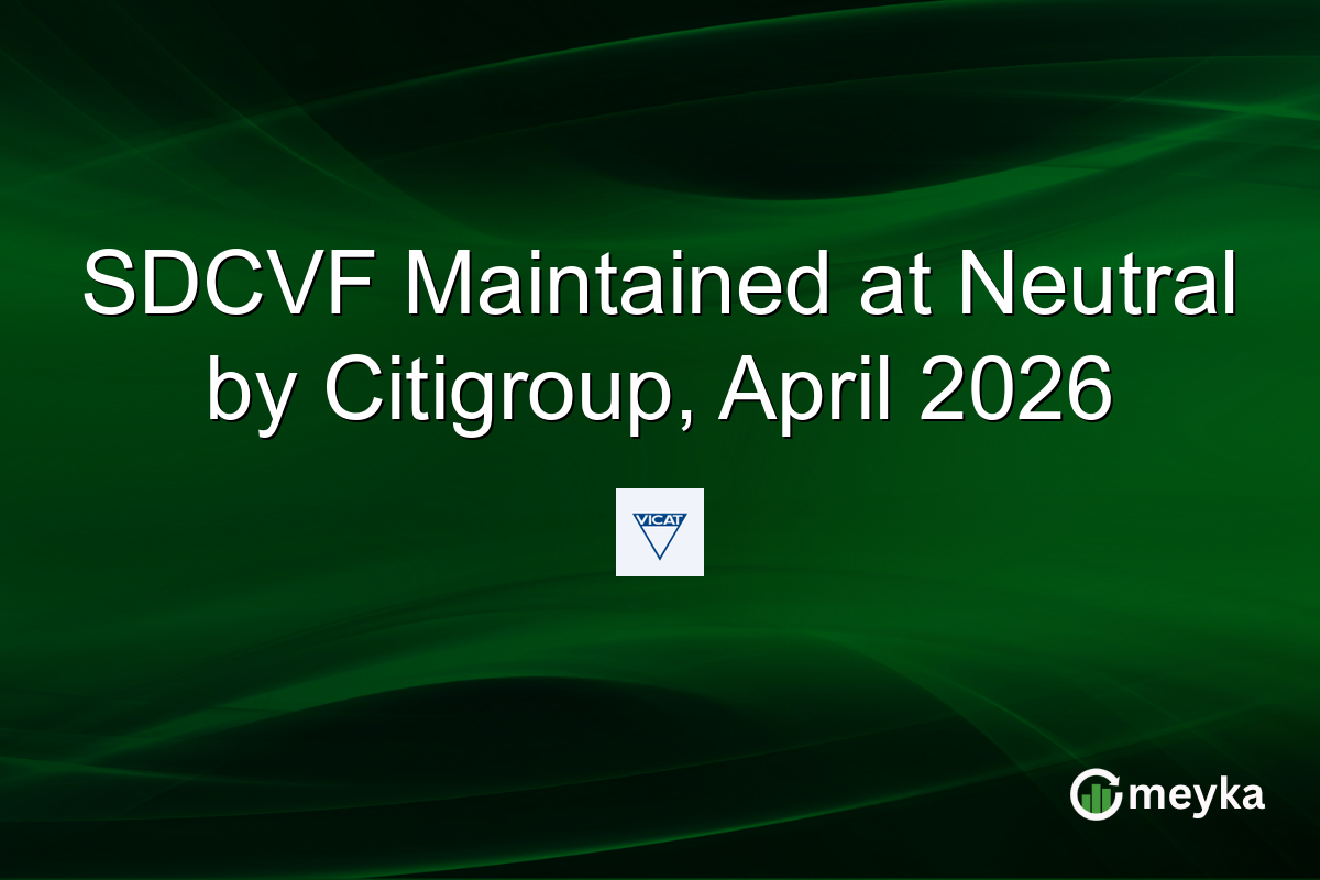 SDCVF Maintained at Neutral by Citigroup, April 2026