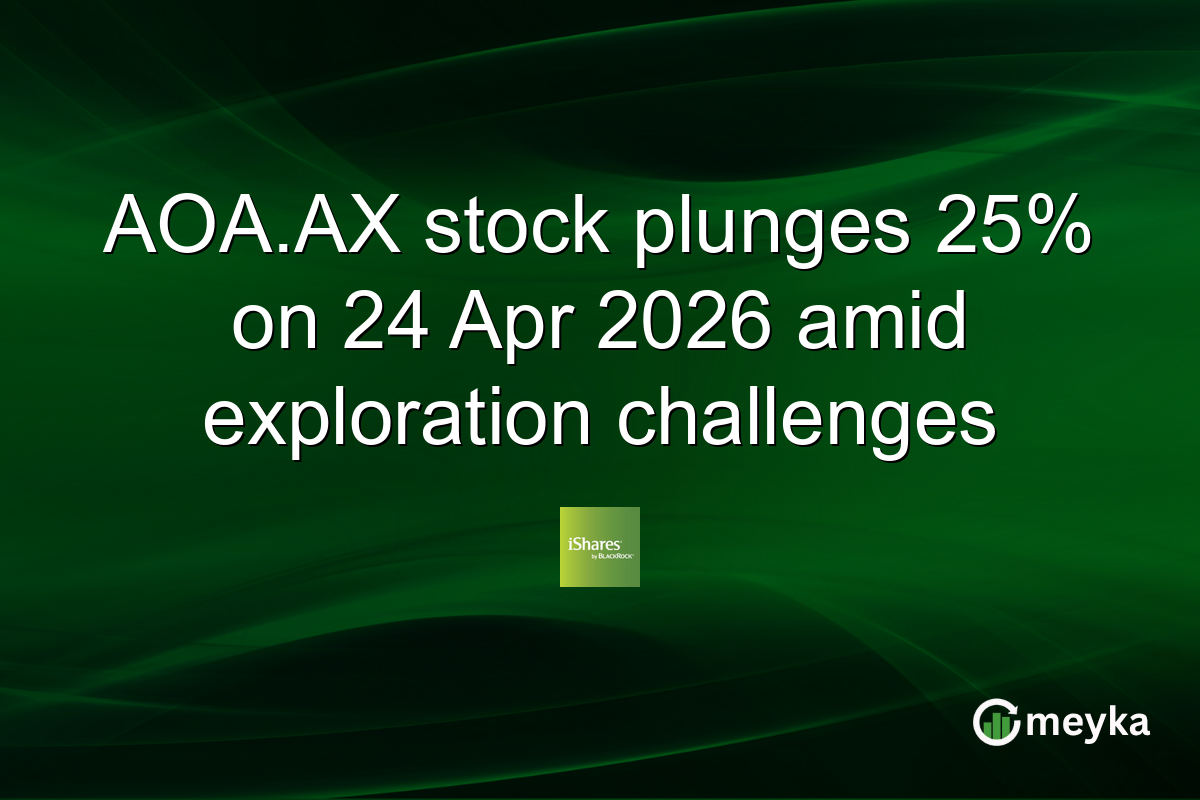 AOA.AX stock plunges 25% on 24 Apr 2026 amid exploration challenges