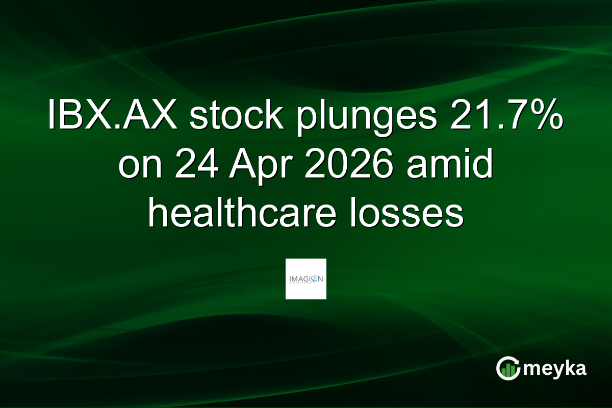 IBX.AX stock plunges 21.7% on 24 Apr 2026 amid healthcare losses