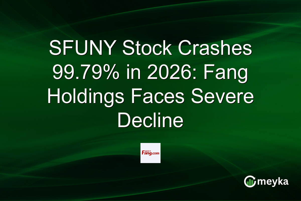 SFUNY Stock Crashes 99.79% in 2026: Fang Holdings Faces Severe Decline