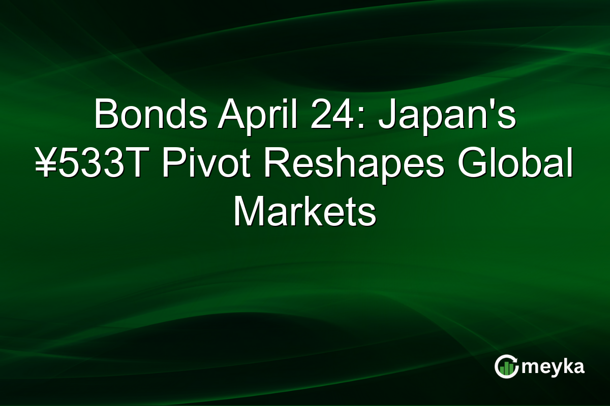 Bonds April 24: Japan’s ¥533T Pivot Reshapes Global Markets