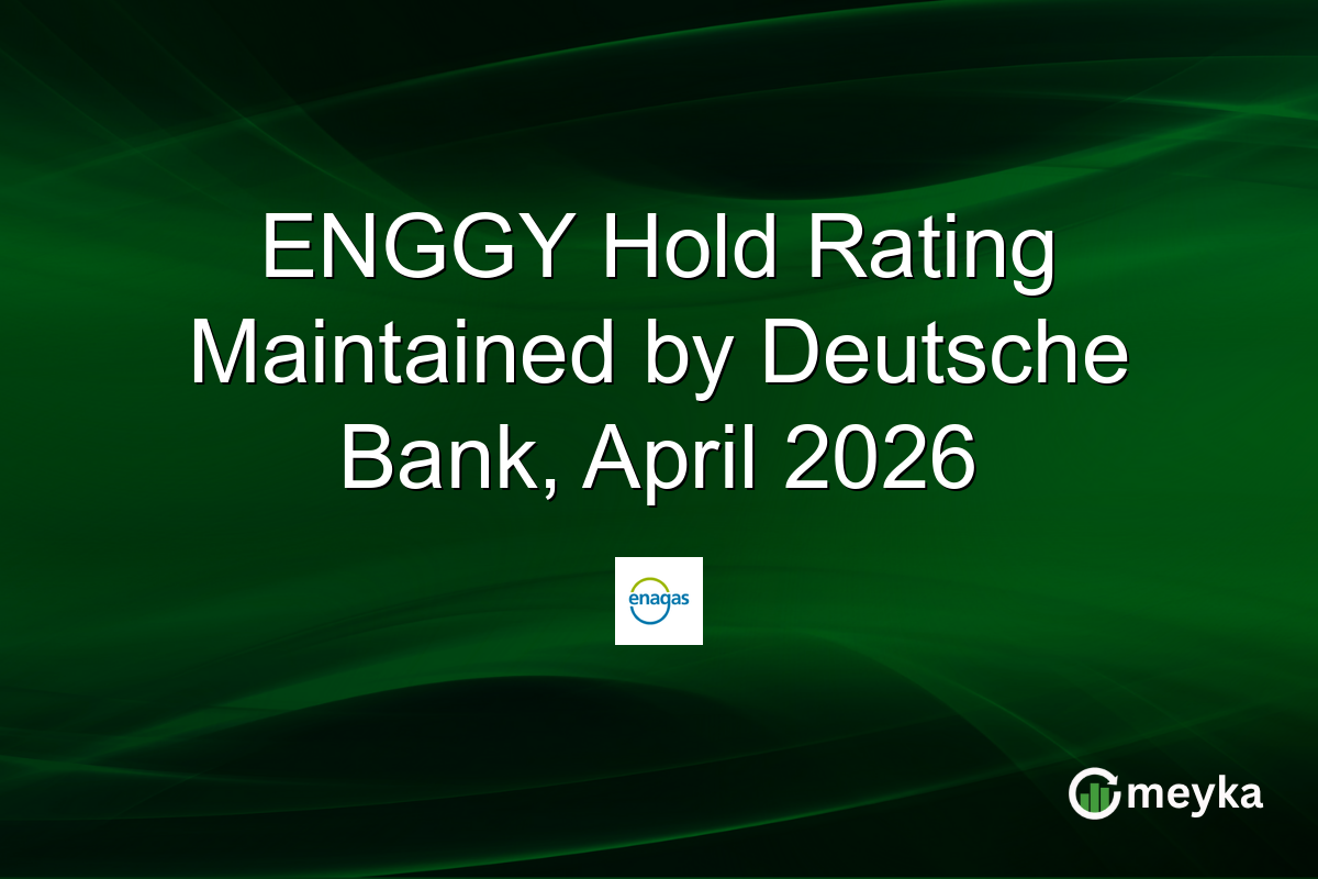 ENGGY Hold Rating Maintained by Deutsche Bank, April 2026