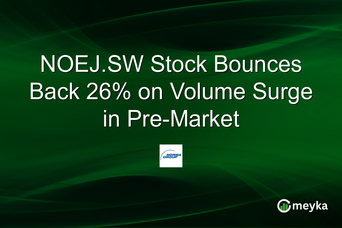 NOEJ.SW Stock Bounces Back 26% on Volume Surge in Pre-Market