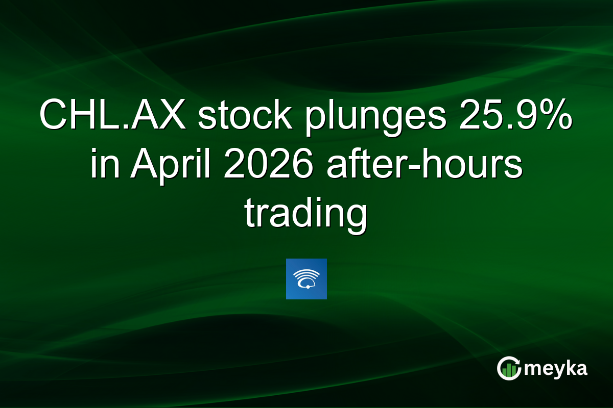 CHL.AX stock plunges 25.9% in April 2026 after-hours trading