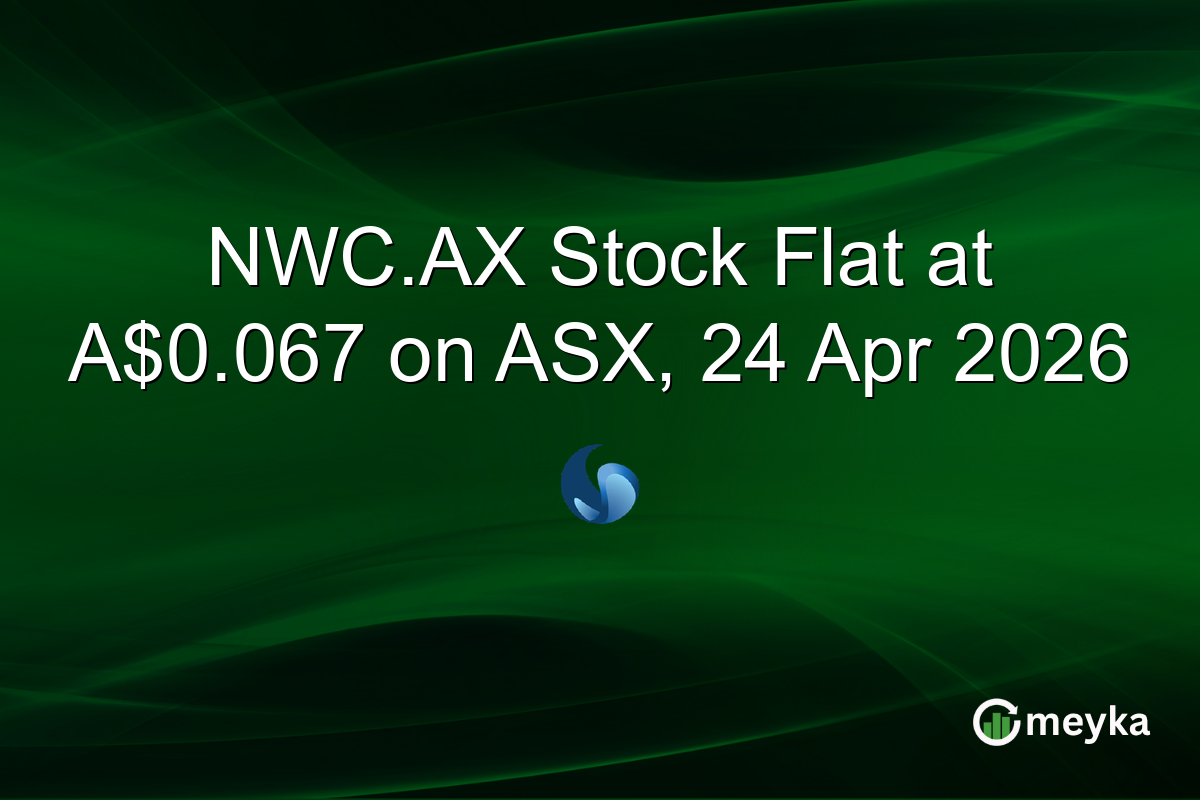 NWC.AX Stock Flat at A$0.067 on ASX, 24 Apr 2026
