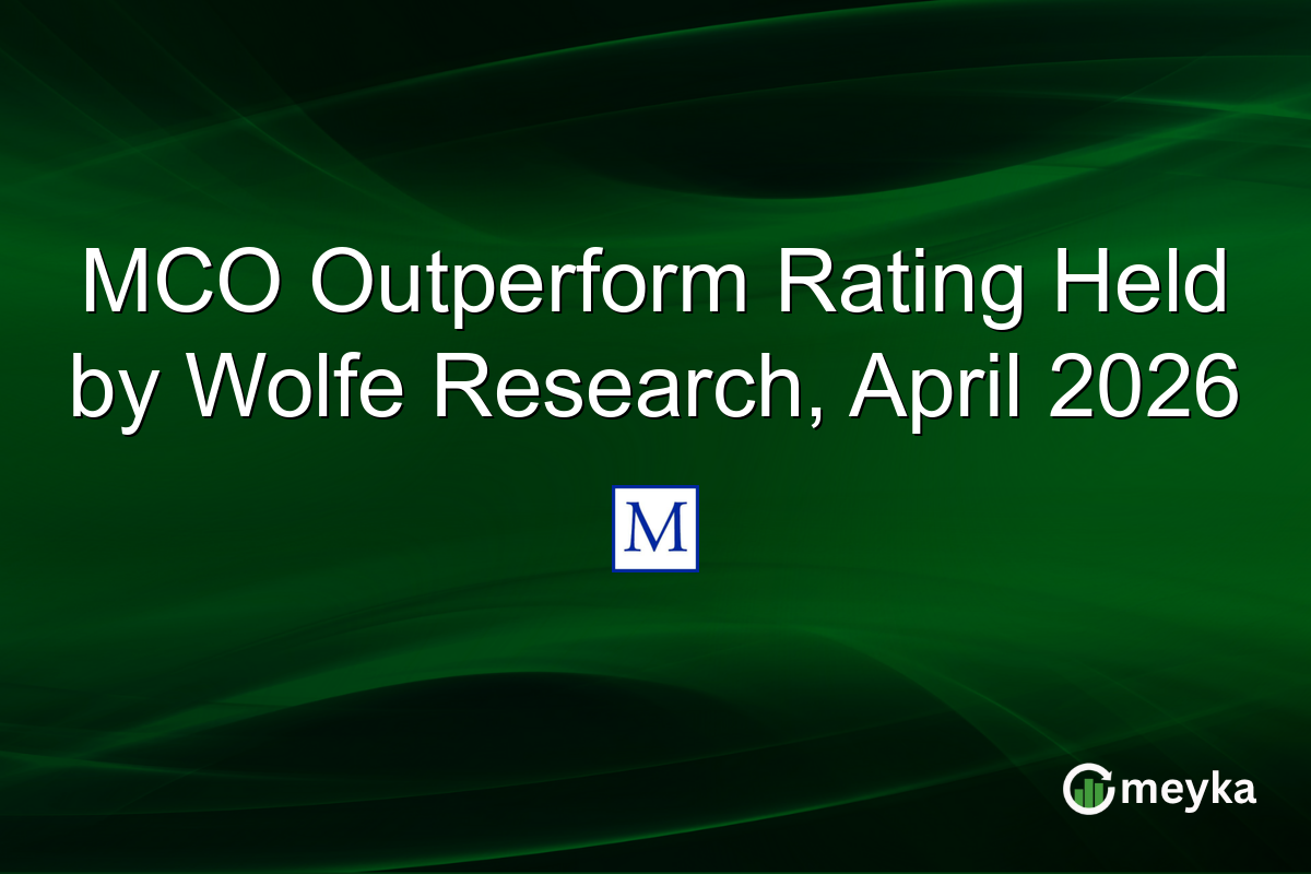 MCO Outperform Rating Held by Wolfe Research, April 2026