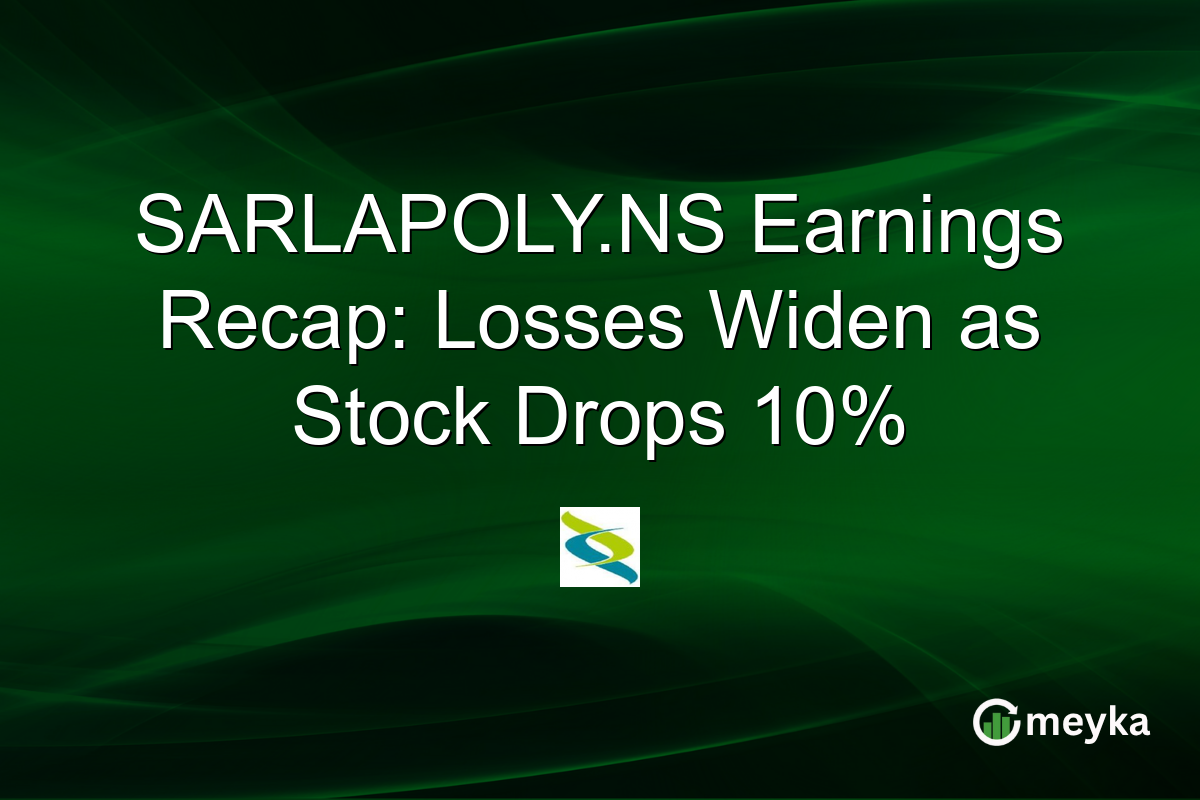 SARLAPOLY.NS Earnings Recap: Losses Widen as Stock Drops 10%