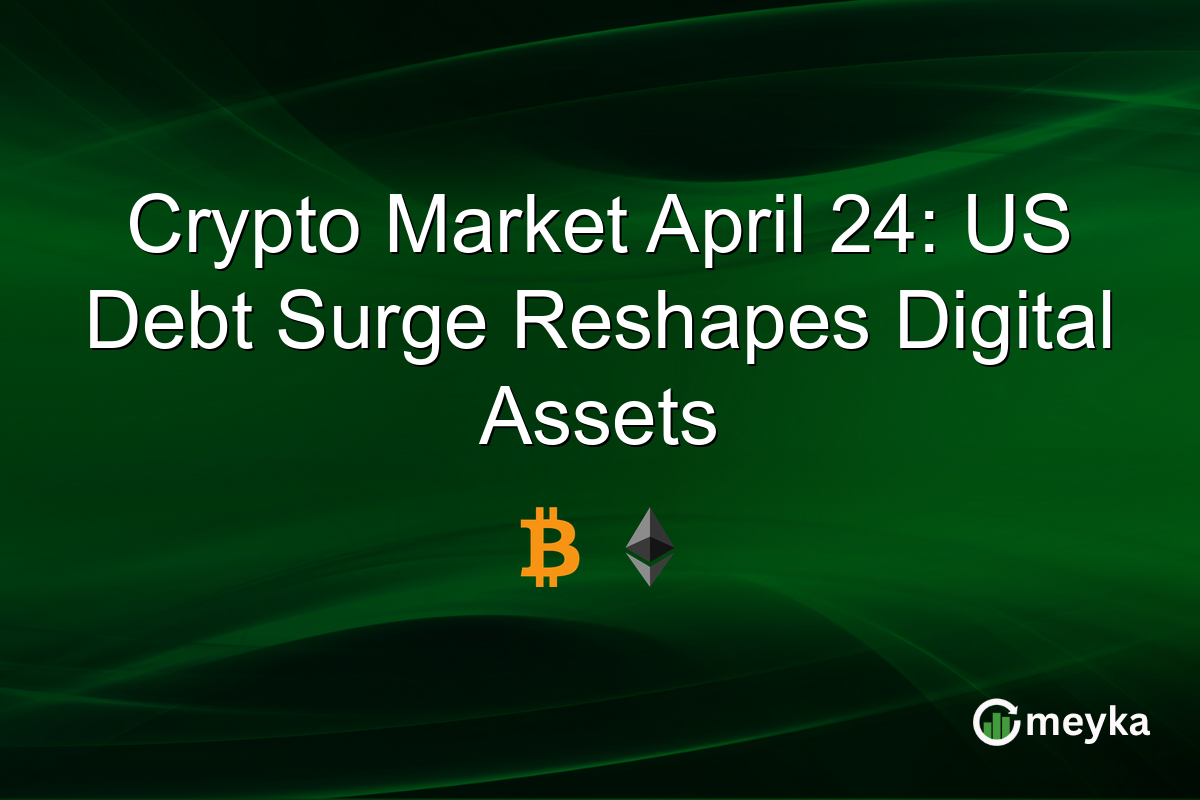 Crypto Market April 24: US Debt Surge Reshapes Digital Assets