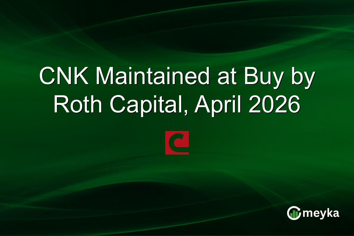CNK Maintained at Buy by Roth Capital, April 2026