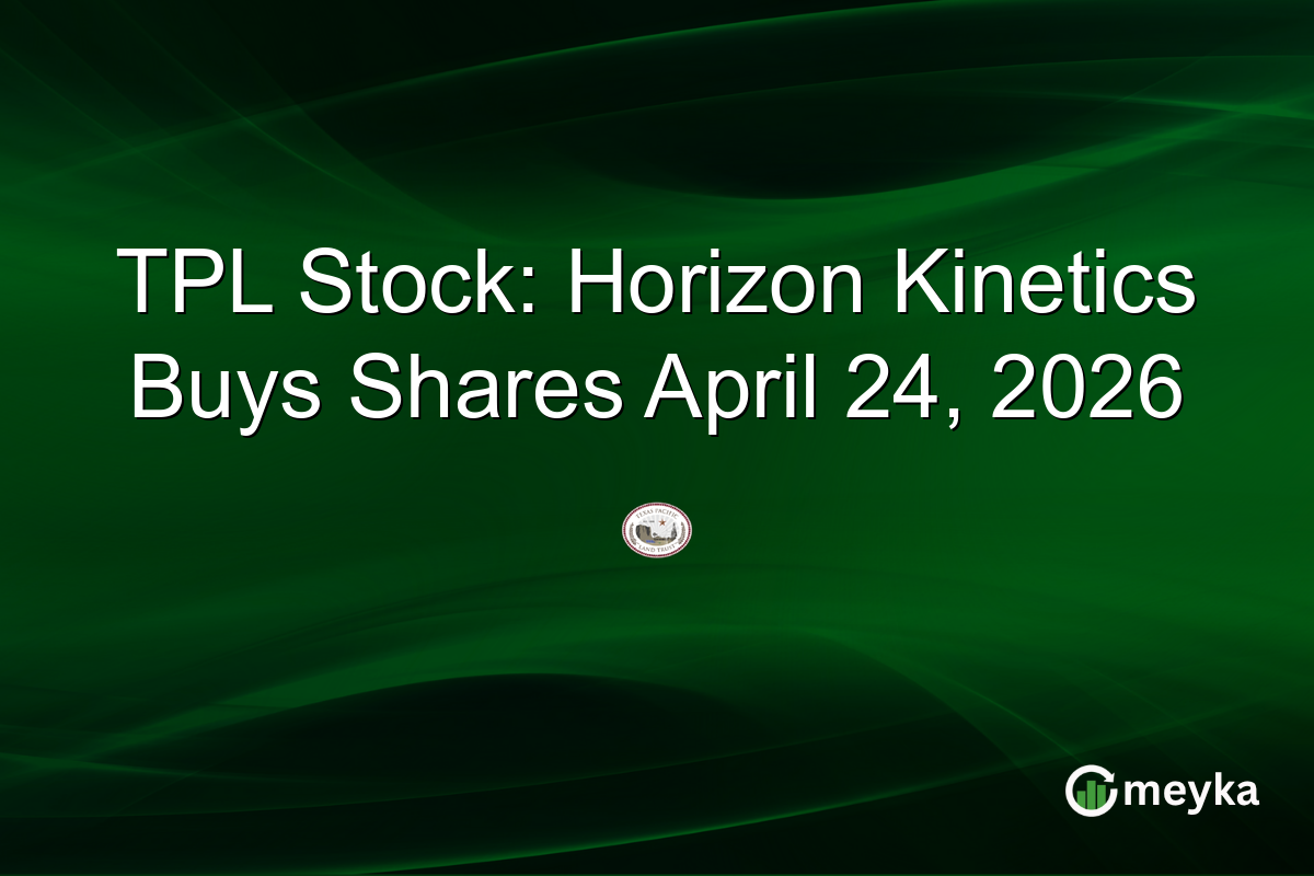 TPL Stock: Horizon Kinetics Buys Shares April 24, 2026