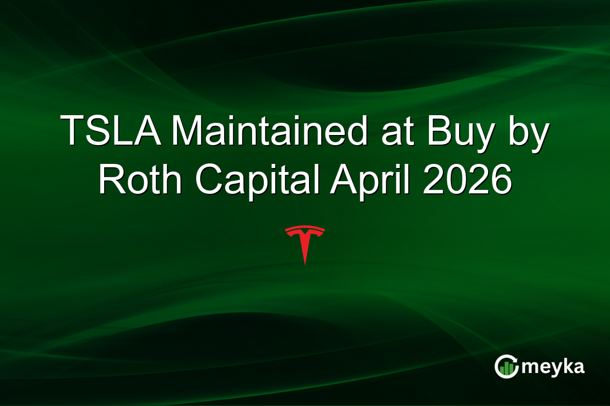 TSLA Maintained at Buy by Roth Capital April 2026