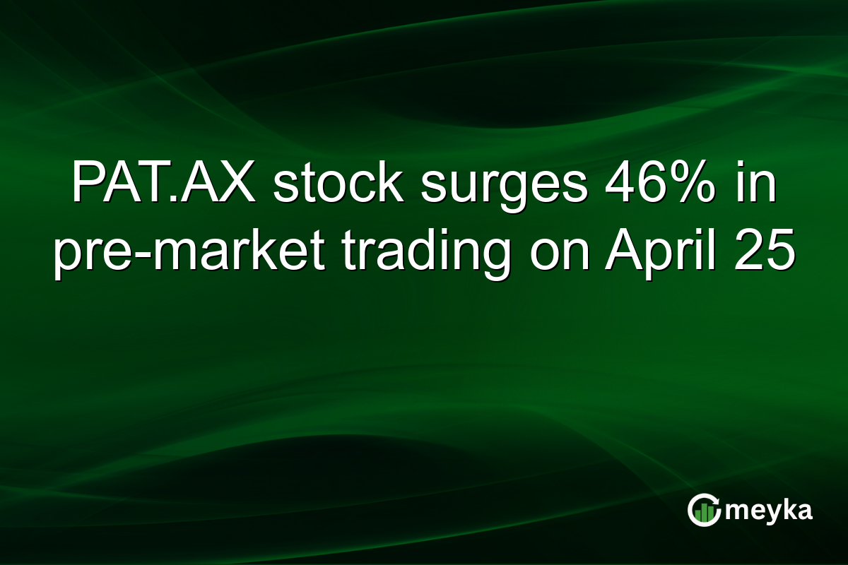 PAT.AX stock surges 46% in pre-market trading on April 25