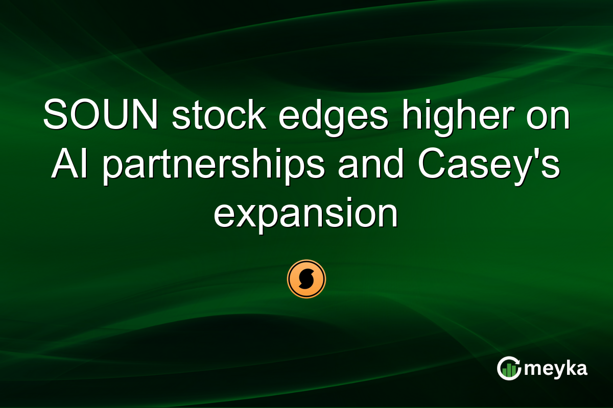 SOUN stock edges higher on AI partnerships and Casey’s expansion