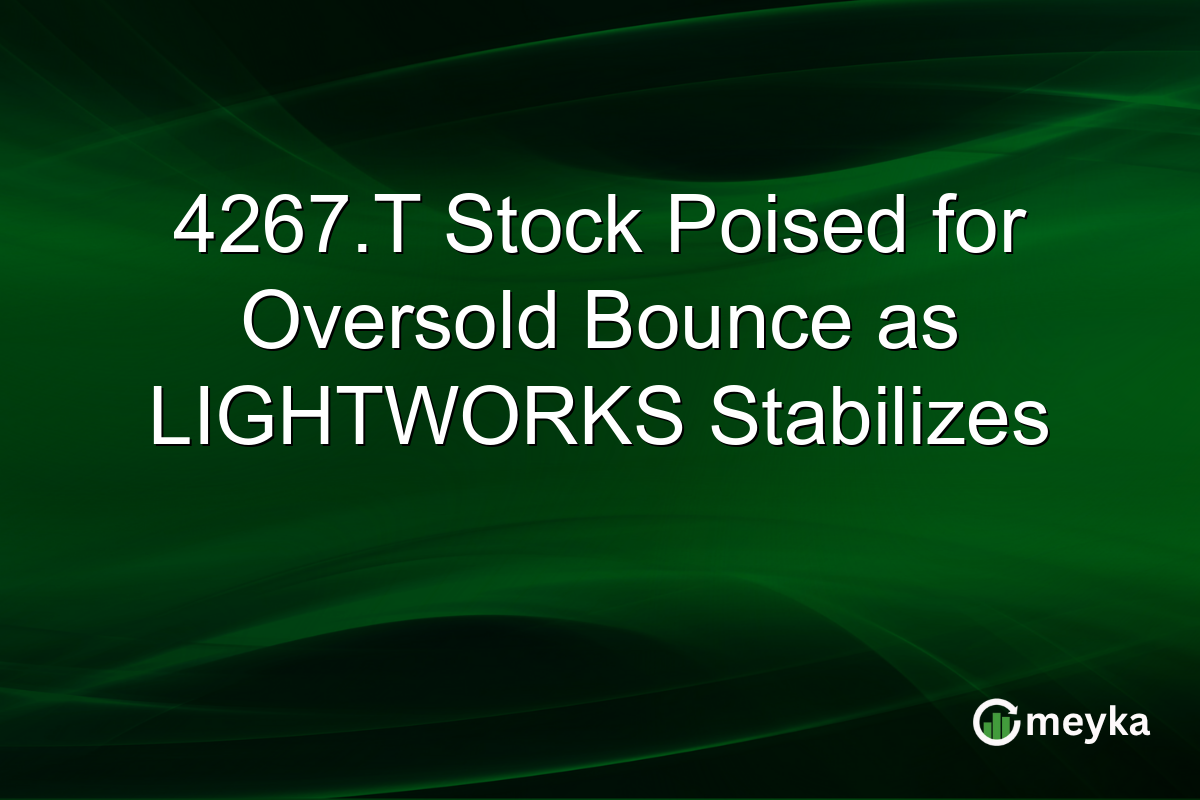 4267.T Stock Poised for Oversold Bounce as LIGHTWORKS Stabilizes