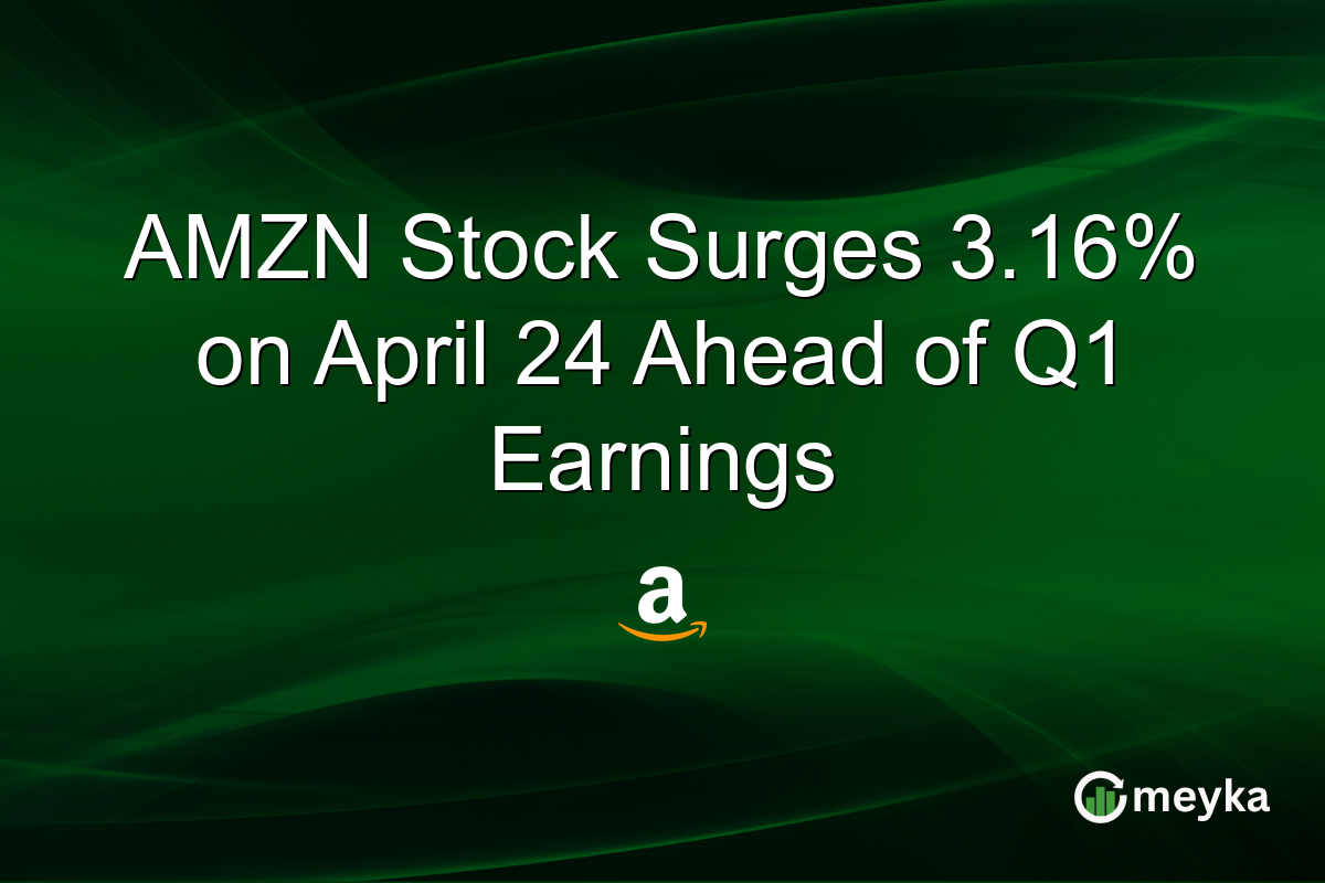 AMZN Stock Surges 3.16% on April 24 Ahead of Q1 Earnings