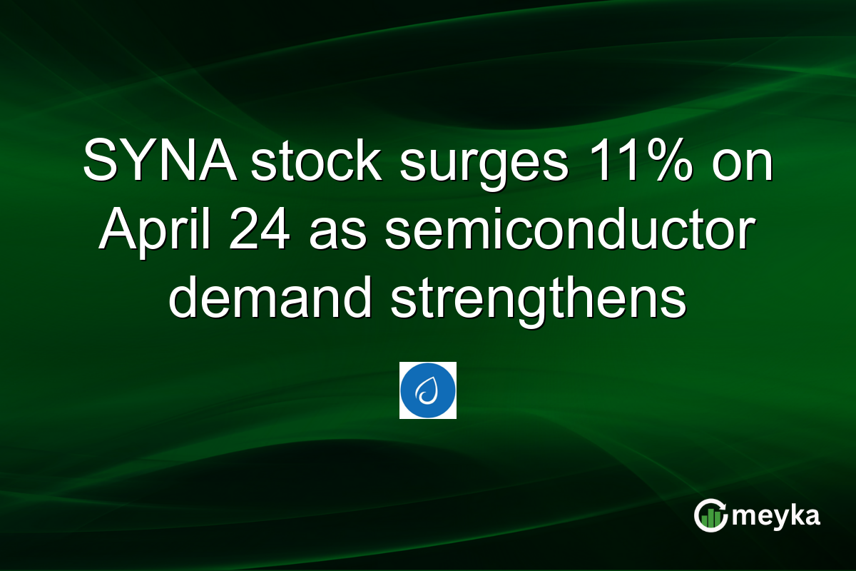 SYNA stock surges 11% on April 24 as semiconductor demand strengthens
