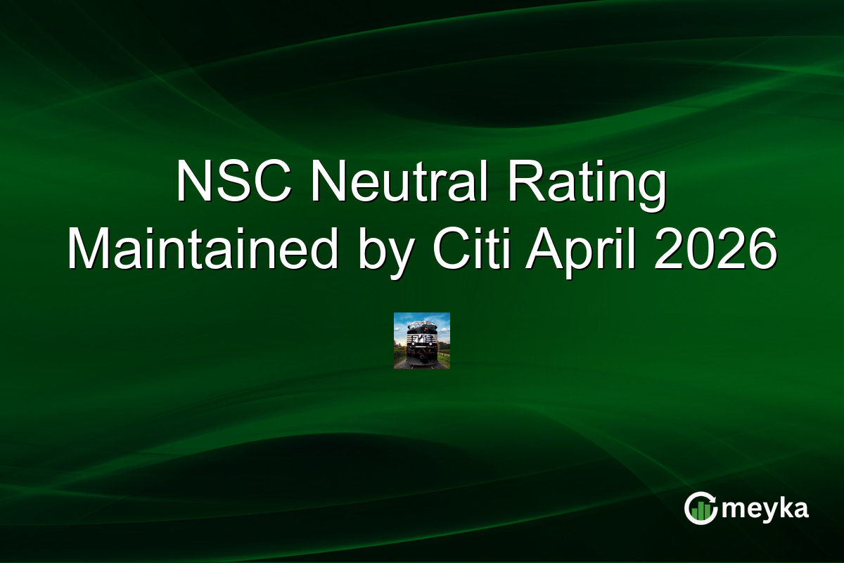 NSC Neutral Rating Maintained by Citi April 2026