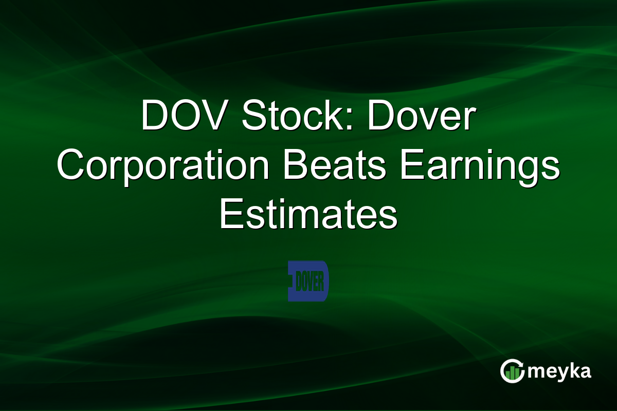 DOV Stock: Dover Corporation Beats Earnings Estimates
