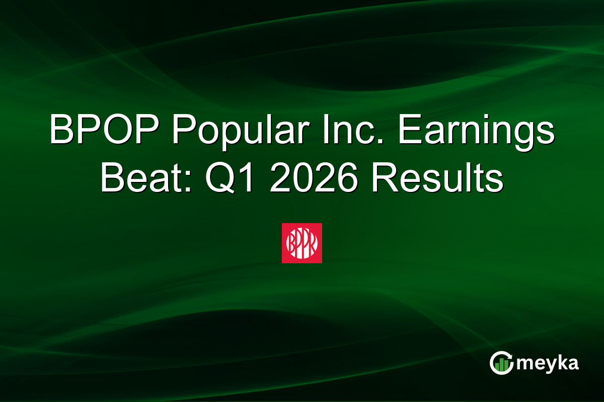 BPOP Popular Inc. Earnings Beat: Q1 2026 Results