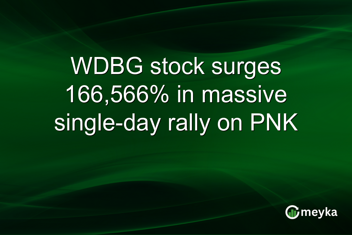 WDBG stock surges 166,566% in massive single-day rally on PNK