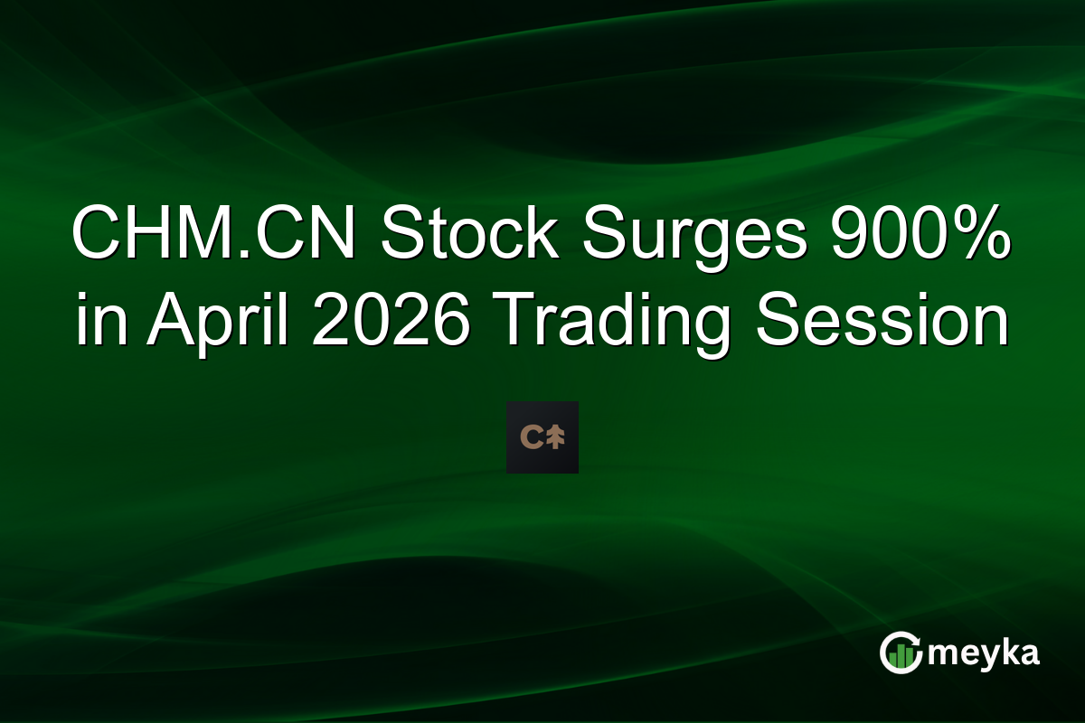 CHM.CN Stock Surges 900% in April 2026 Trading Session
