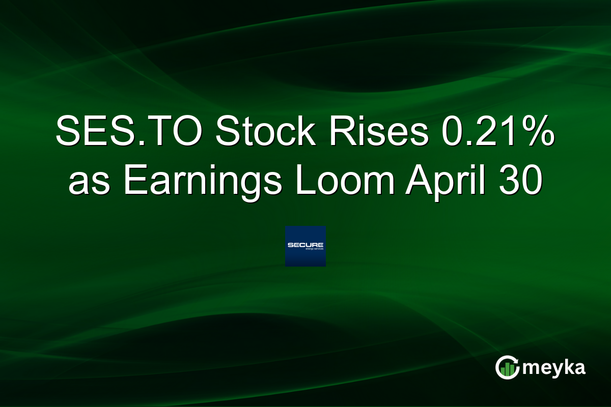 SES.TO Stock Rises 0.21% as Earnings Loom April 30