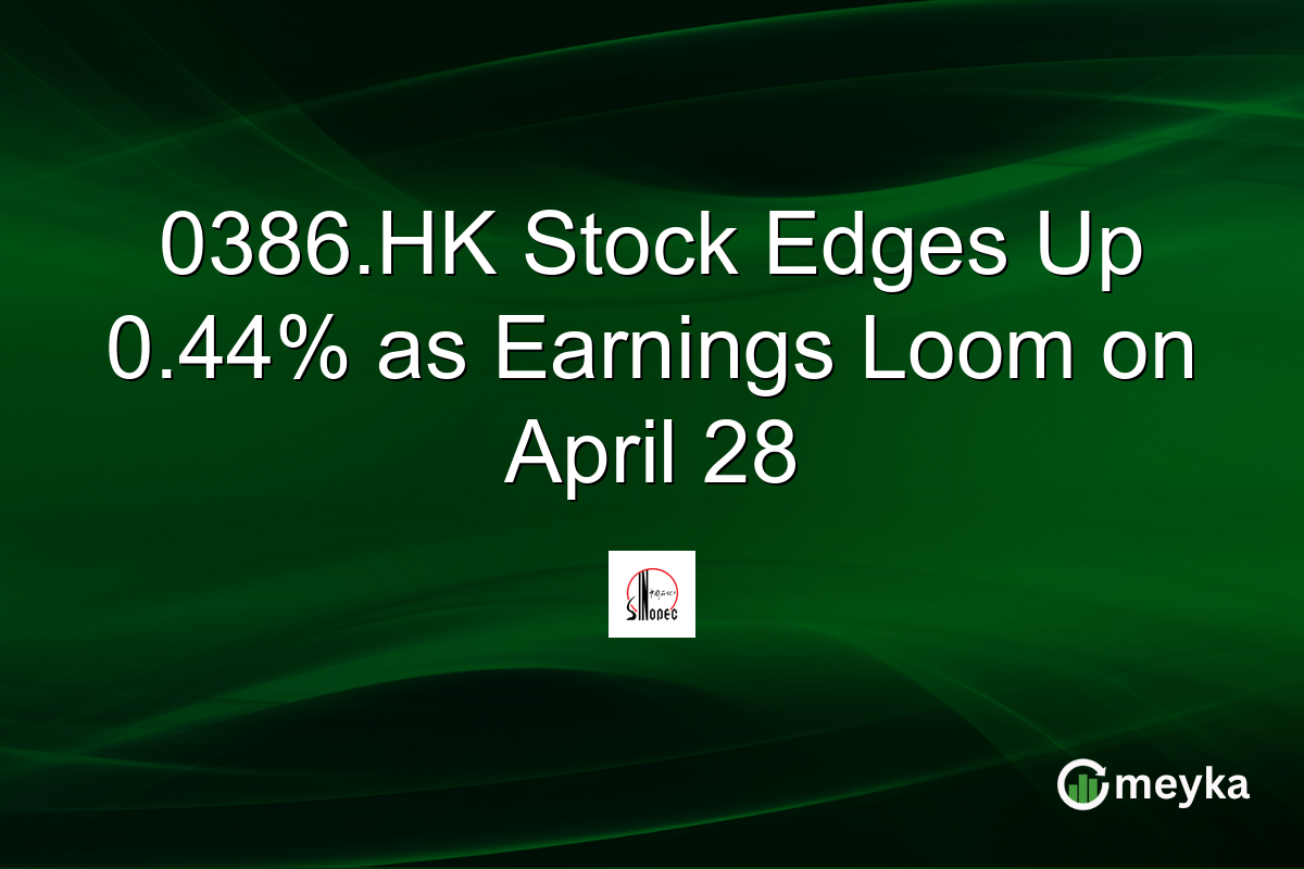 0386.HK Stock Edges Up 0.44% as Earnings Loom on April 28