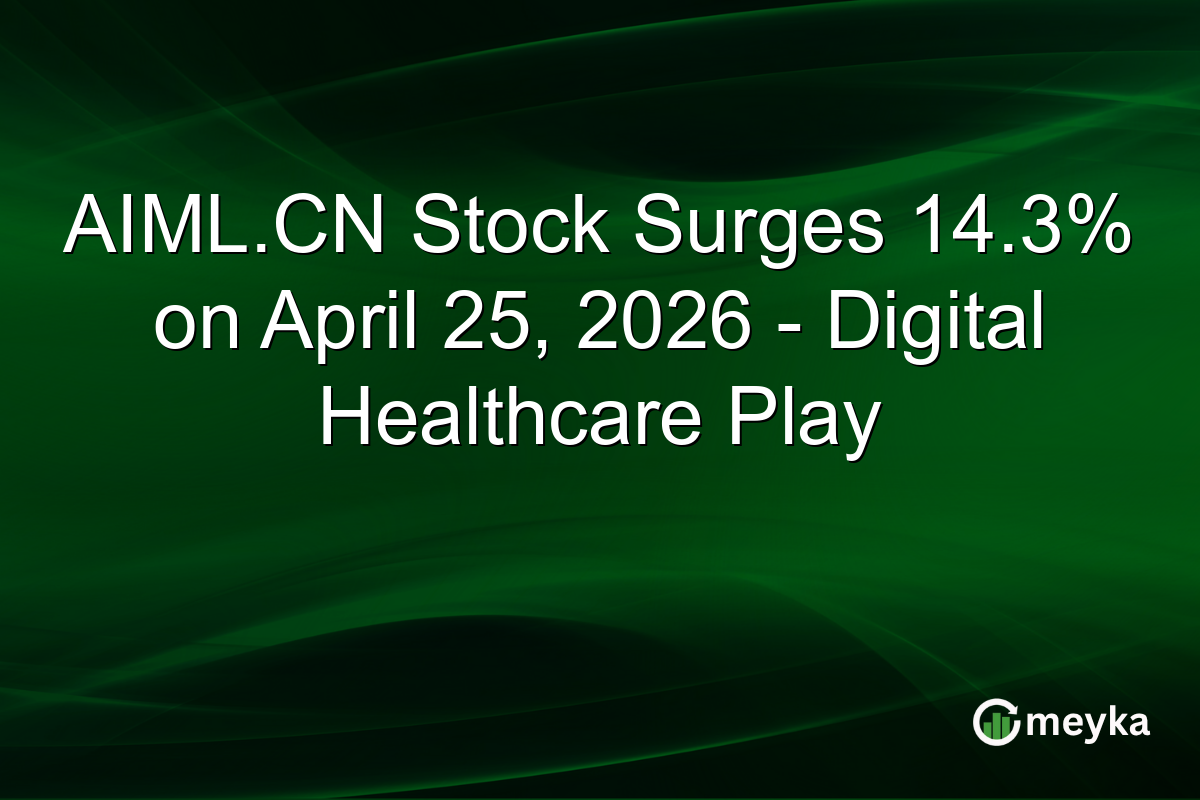 AIML.CN Stock Surges 14.3% on April 25, 2026 – Digital Healthcare Play