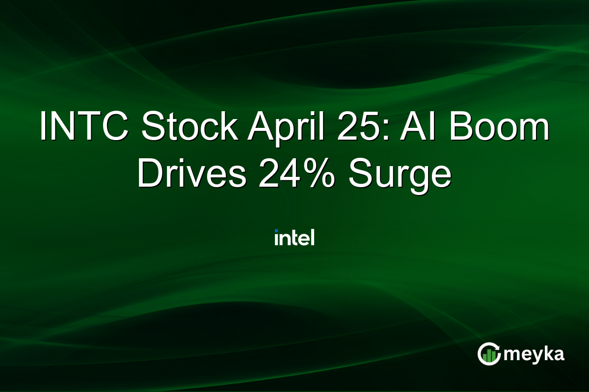INTC Stock April 25: AI Boom Drives 24% Surge