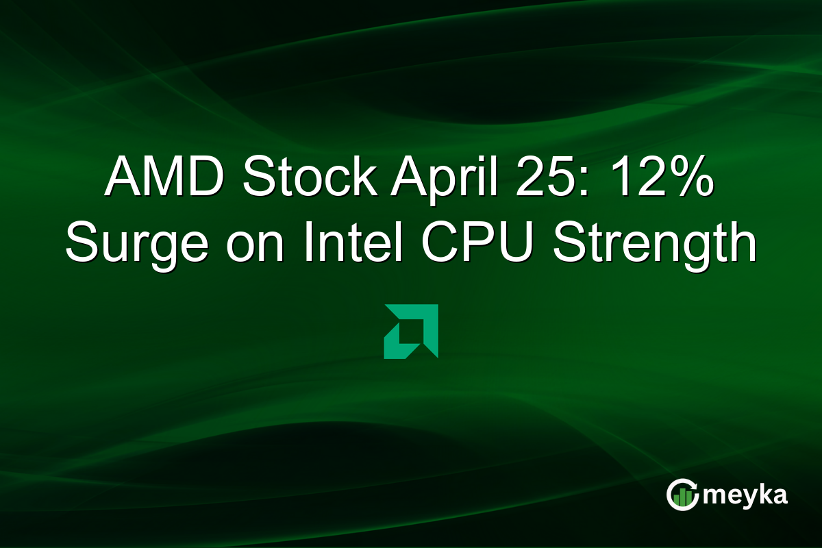 AMD Stock April 25: 12% Surge on Intel CPU Strength