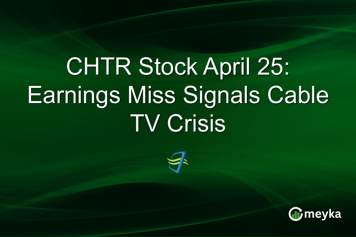 CHTR Stock April 25: Earnings Miss Signals Cable TV Crisis