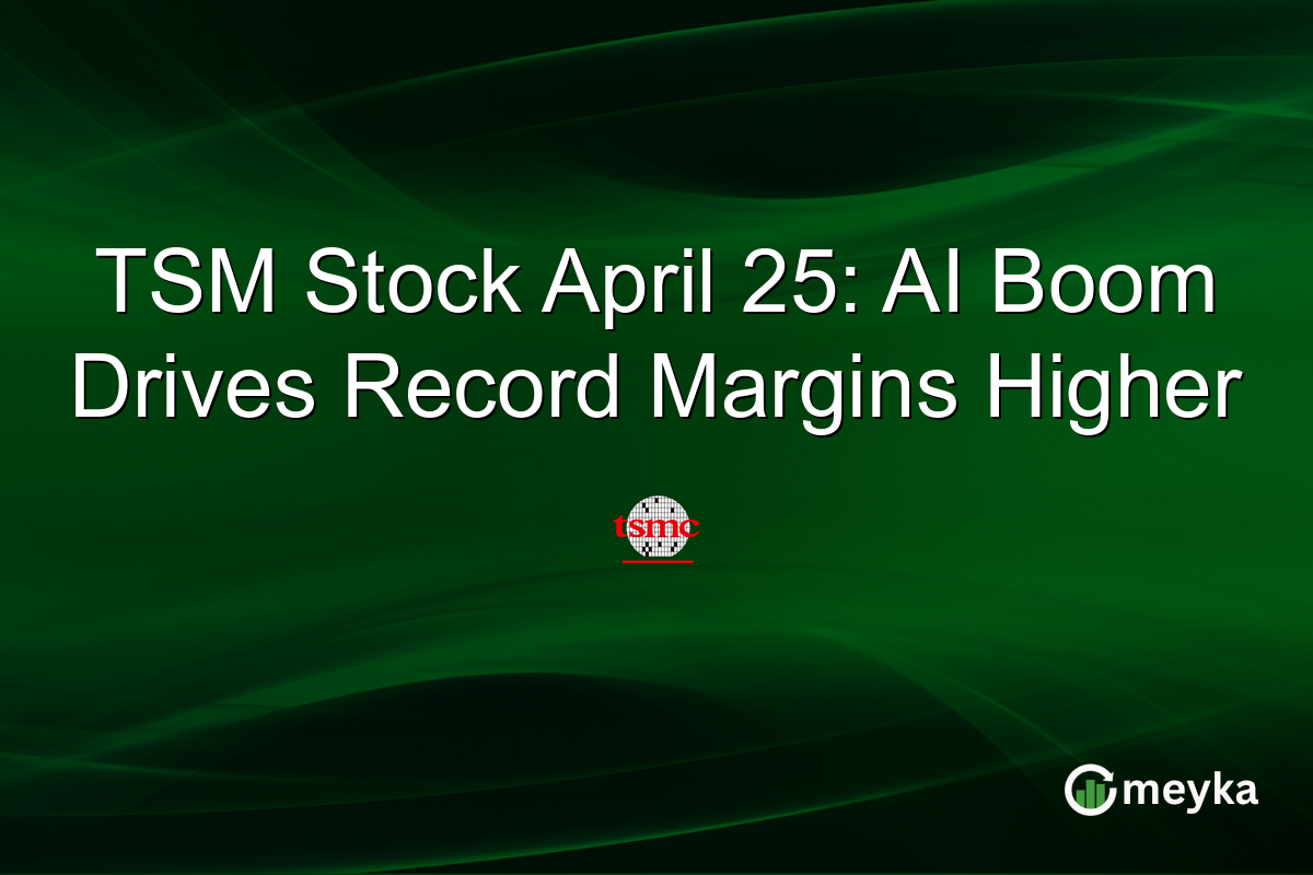 TSM Stock April 25: AI Boom Drives Record Margins Higher