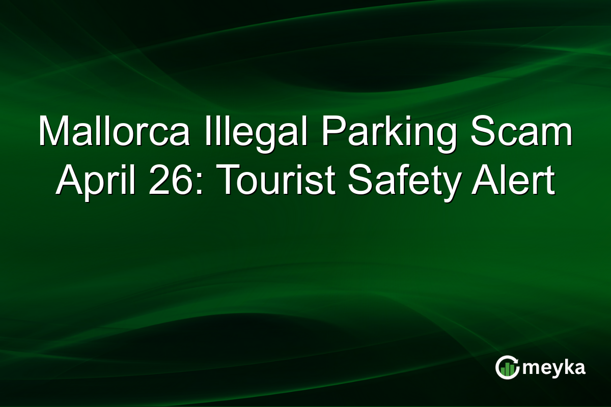 Mallorca Illegal Parking Scam April 26: Tourist Safety Alert