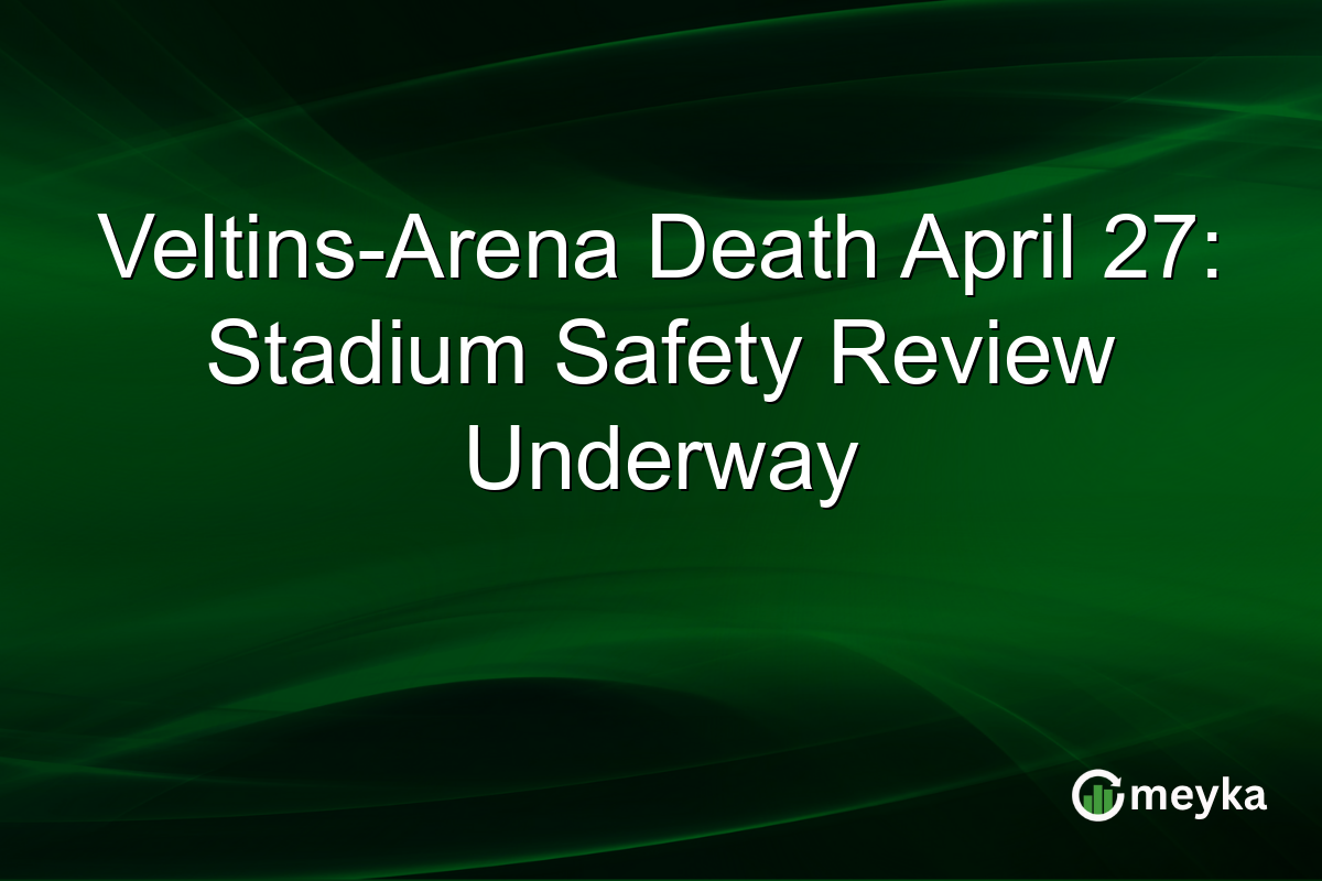 Veltins-Arena Death April 27: Stadium Safety Review Underway