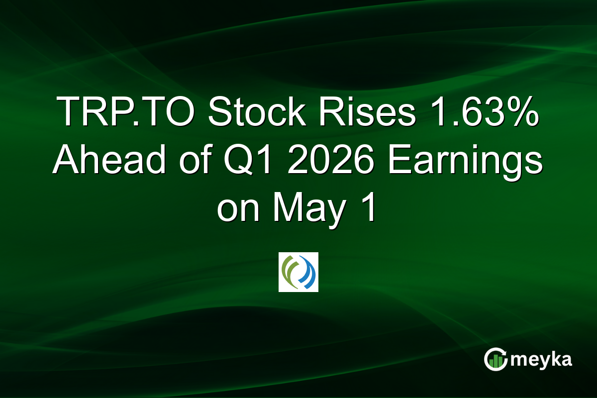 TRP.TO Stock Rises 1.63% Ahead of Q1 2026 Earnings on May 1
