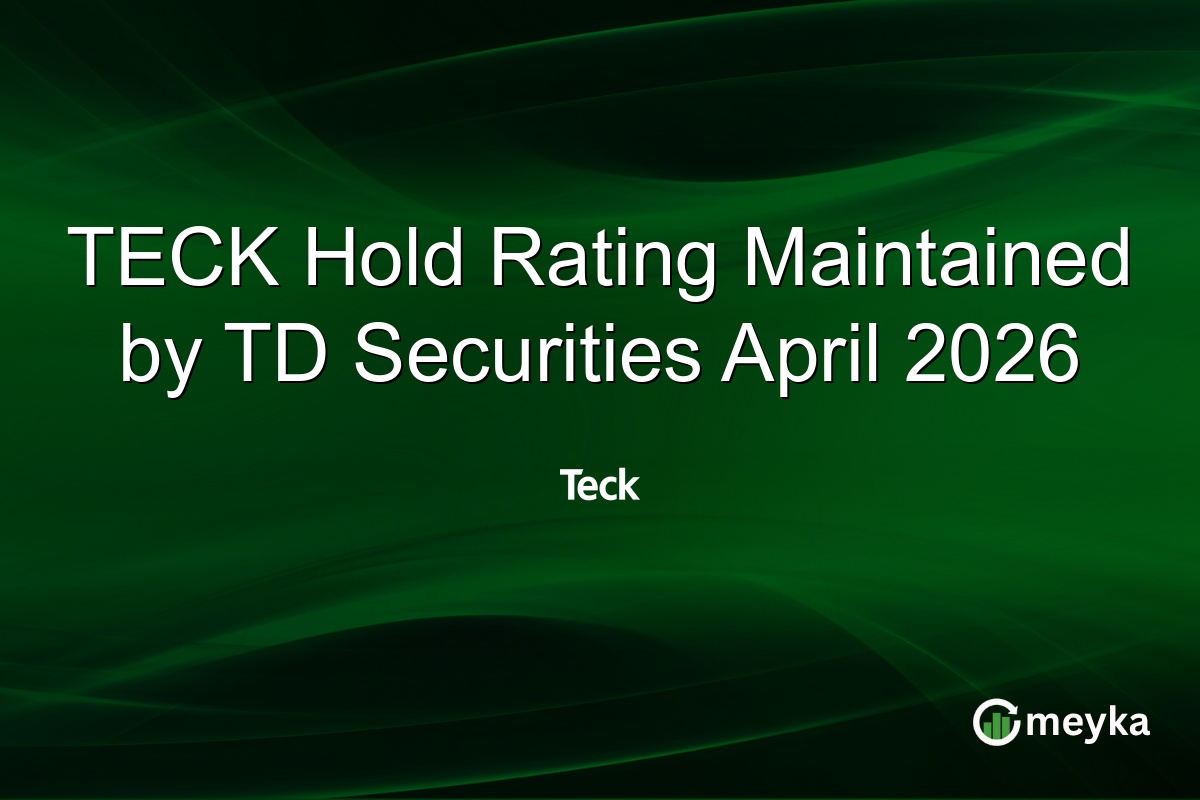 TECK Hold Rating Maintained by TD Securities April 2026