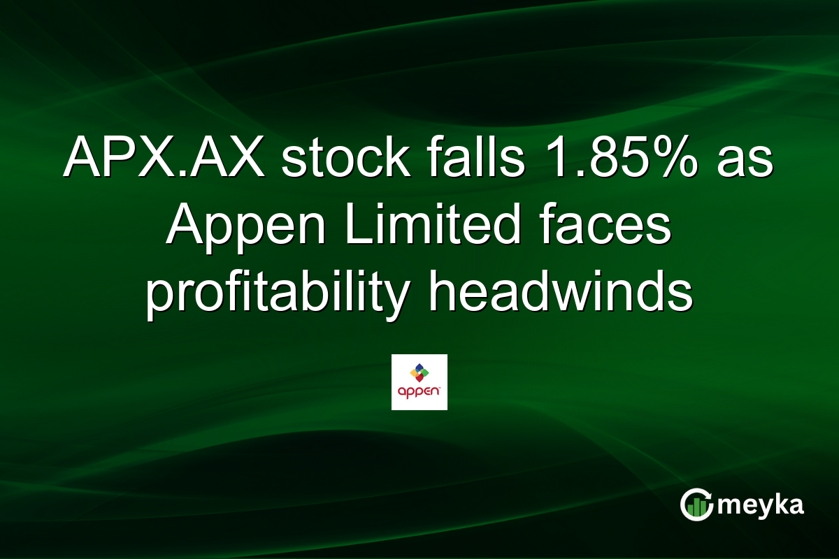 APX.AX stock falls 1.85% as Appen Limited faces profitability headwinds