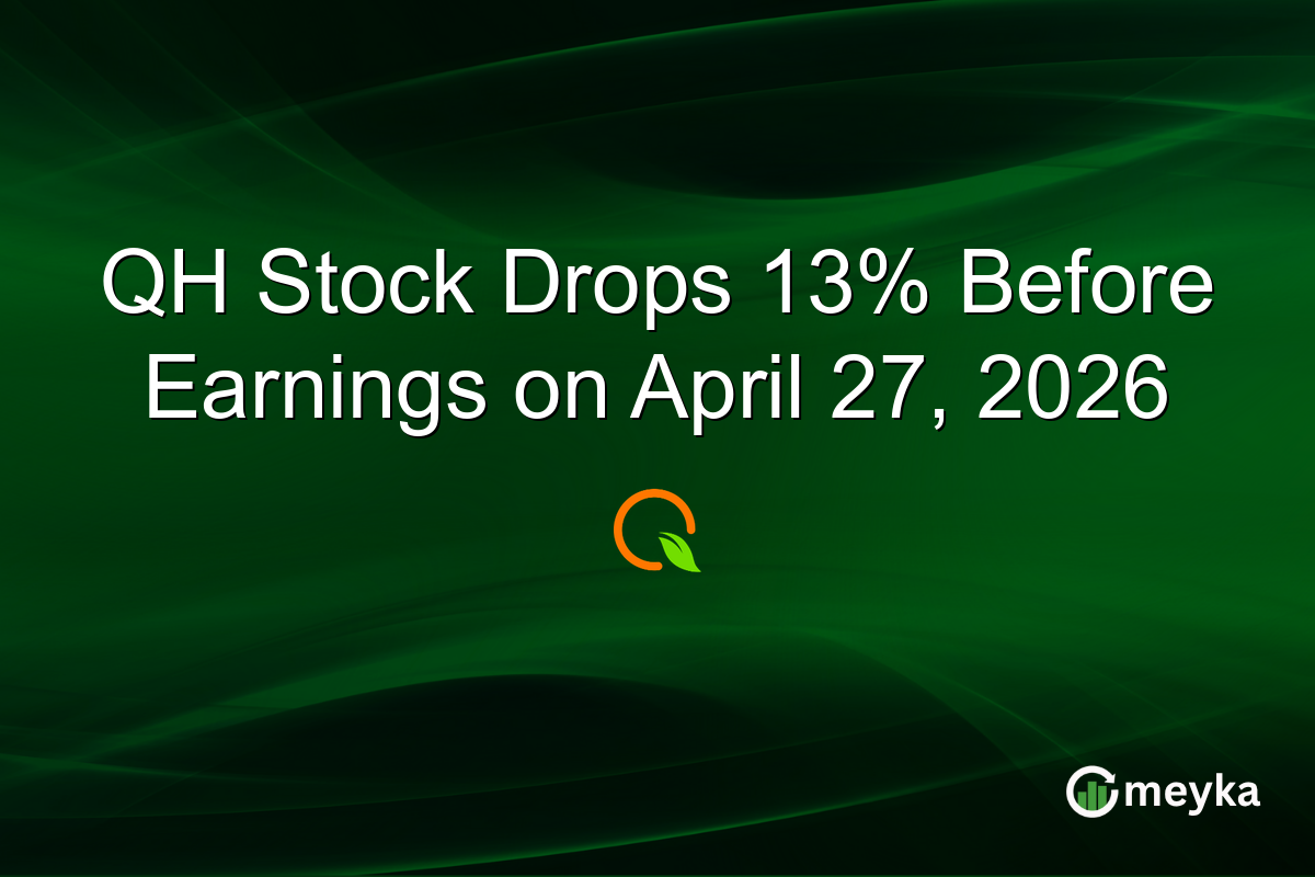 QH Stock Drops 13% Before Earnings on April 27, 2026