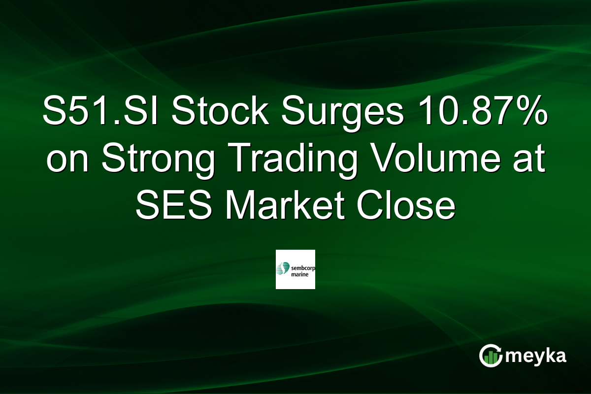 S51.SI Stock Surges 10.87% on Strong Trading Volume at SES Market Close