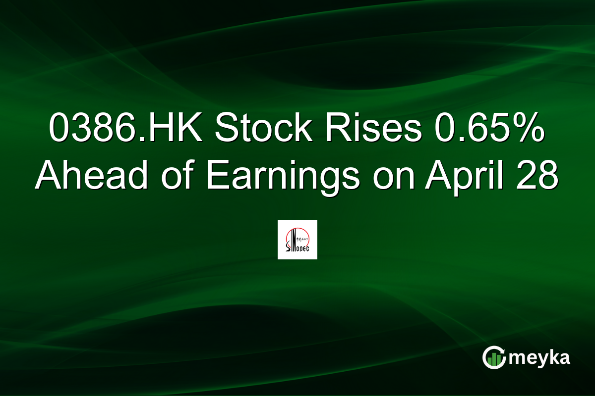 0386.HK Stock Rises 0.65% Ahead of Earnings on April 28
