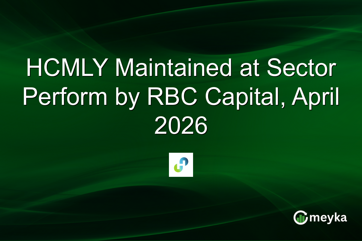 HCMLY Maintained at Sector Perform by RBC Capital, April 2026