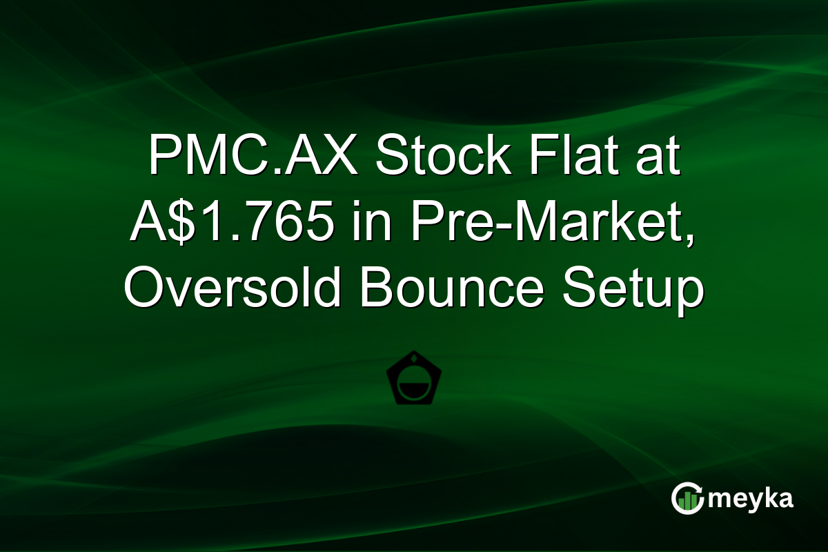 PMC.AX Stock Flat at A$1.765 in Pre-Market, Oversold Bounce Setup