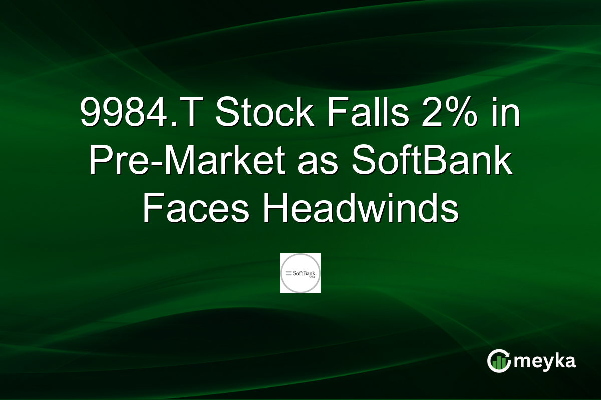 9984.T Stock Falls 2% in Pre-Market as SoftBank Faces Headwinds