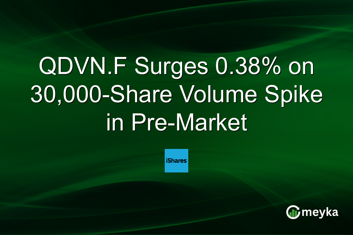 QDVN.F Surges 0.38% on 30,000-Share Volume Spike in Pre-Market