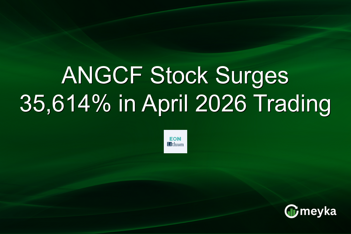 ANGCF Stock Surges 35,614% in April 2026 Trading